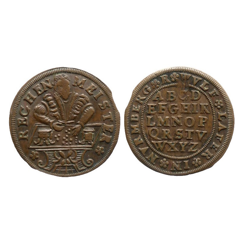 Nuremberg - Counter token - Alphabet