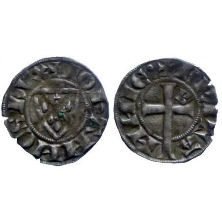 Bretagne - Jean III - Denier Saint Brieuc