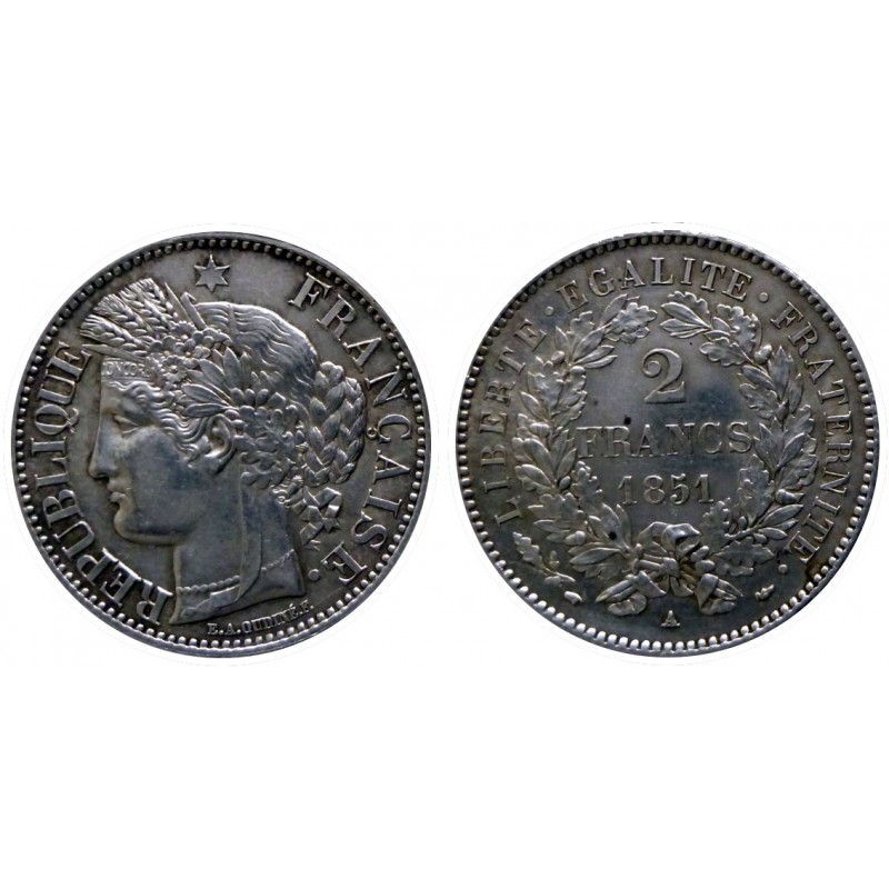 II° Républic - 2 francs 1851 Paris