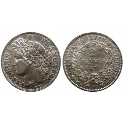 III° République - 2 francs 1871 Paris