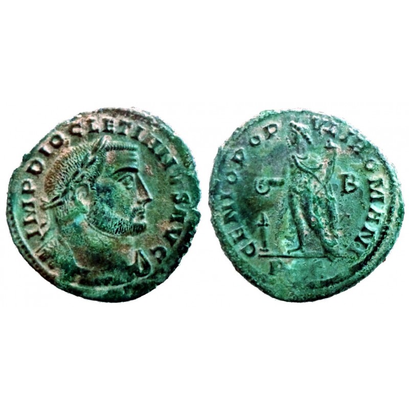 Diocletianus I - Follis - GENIO POPVLI ROMANI - Lyon
