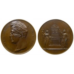 Charles X - Médaille AUX Victimes de QUIBERON