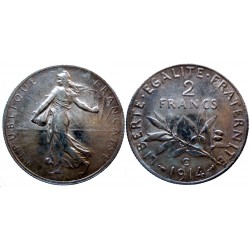 III° République - 2 Francs 1914 C