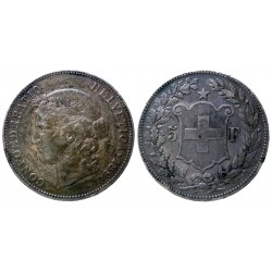 Suisse - 5 Francs 1890 B
