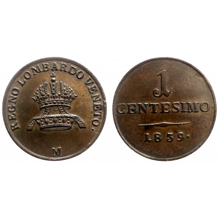 Lombardie-Vénetie - 1 centesimo 1839 M
