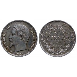 Napoleon III - 50 centimes 1856 BB
