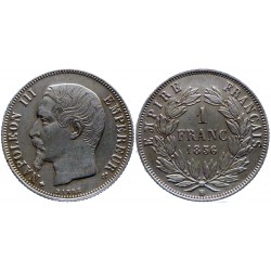 Napoleon III - 1 franc 1856 BB
