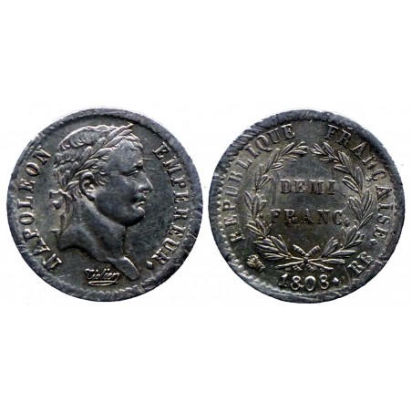 Napoleon I - demi franc 1808 BB