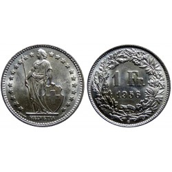 Suisse - 1 franc 1956