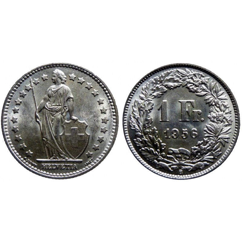 Switzerland - 1 franc 1956