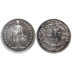 Suisse - 2 francs 1912