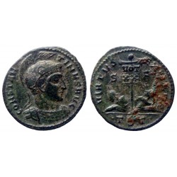 Constantine I - Ae reduced Follis - Thessalonika