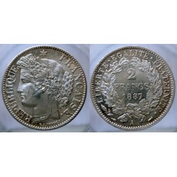 Cérès 2 francs 1887 A