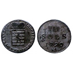 Luxembourg - III sols 1790 H