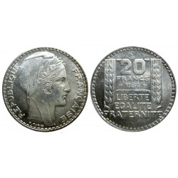 France - 20 francs Turin 1934 - Quality