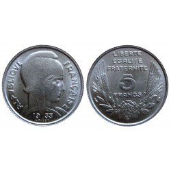 5 Francs 1933 Bazor